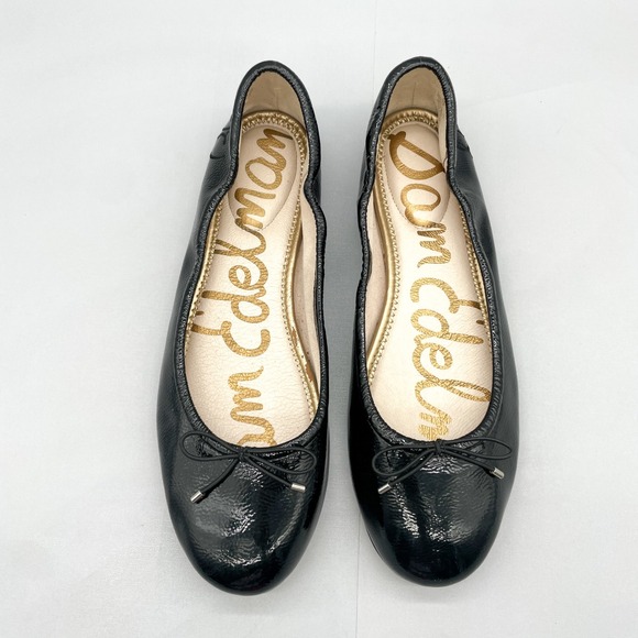 Sam Edelman Shoes - Sam Edelman Womens 10M Felicia Ballet Flats Shoes Black Patent Leather Slip On